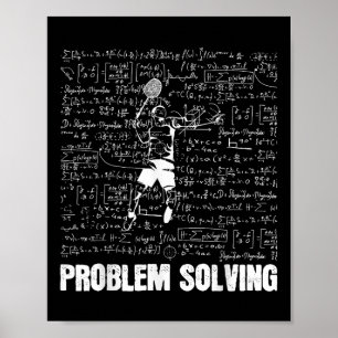 Póster Solución Deporte Jugadores Resolución Problemas Bá