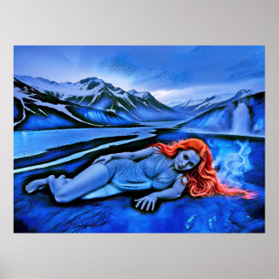 Póster "Sólvátra" - Hielo bajo llamas