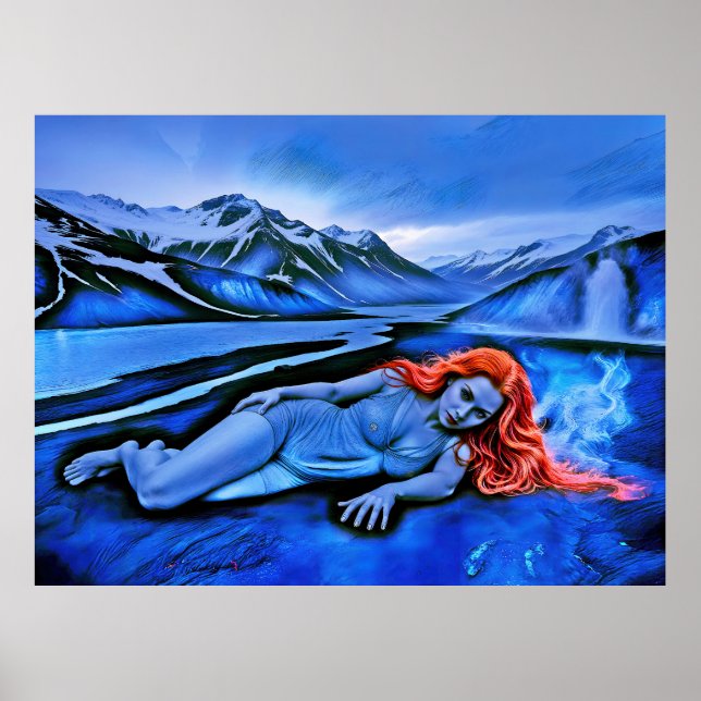 Póster "Sólvátra" - Hielo bajo llamas (Frente)