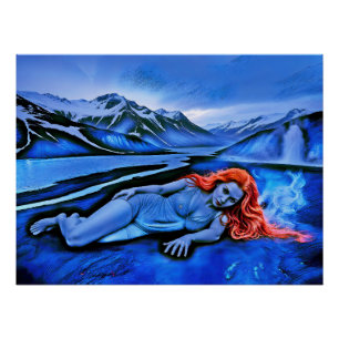 Póster "Sólvátra" - Hielo bajo llamas