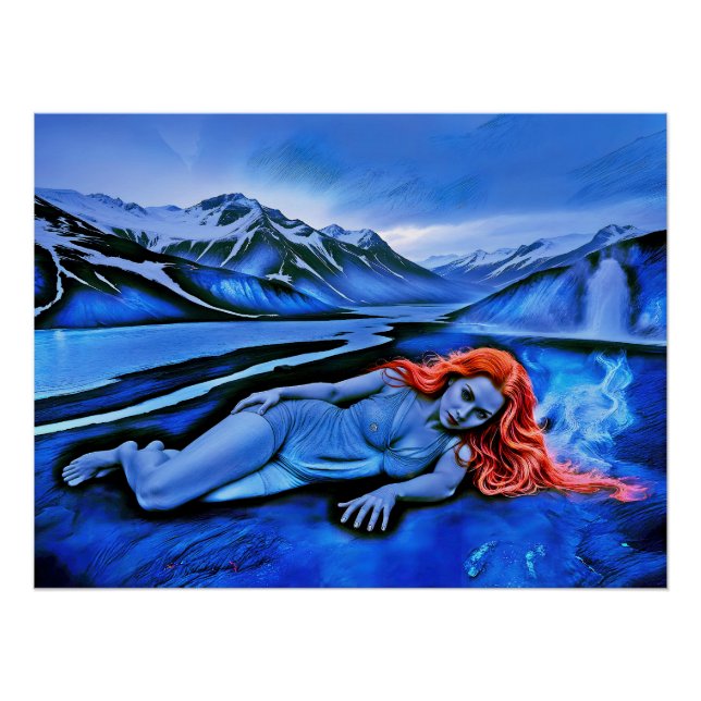 Póster "Sólvátra" - Hielo bajo llamas (Anverso)