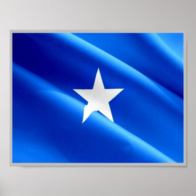 Póster Somalia - Bandera ondulante - (Frente)