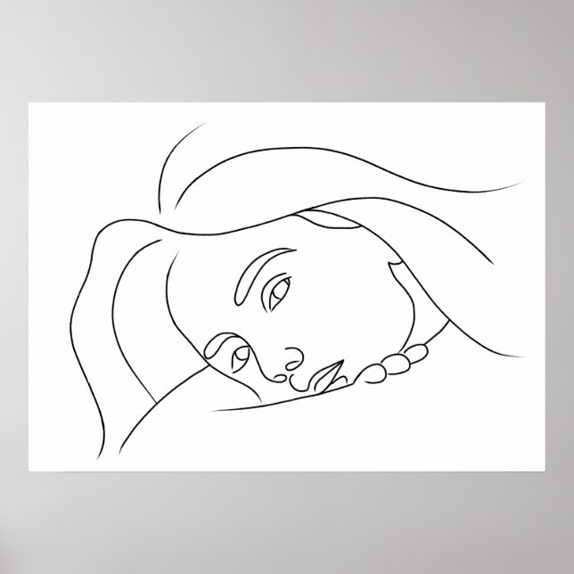 Póster Somber Fem Face (Frente)