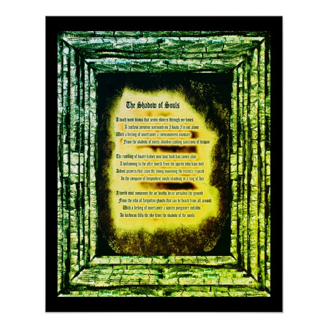 Póster Sombra de almas (Anverso)
