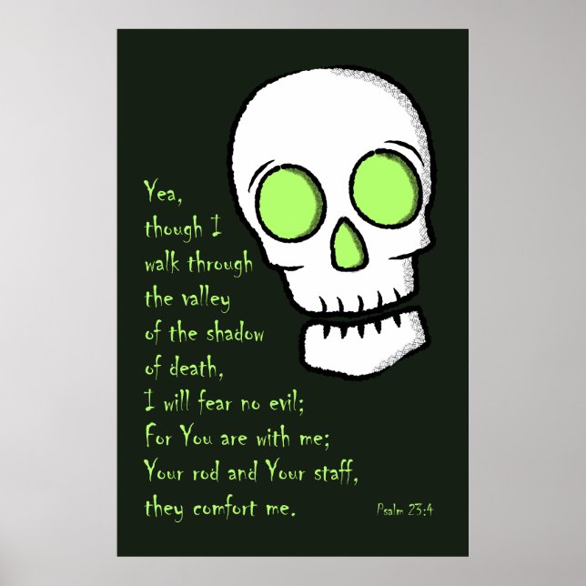 Póster Sombra de la muerte — Calavera (Frente)