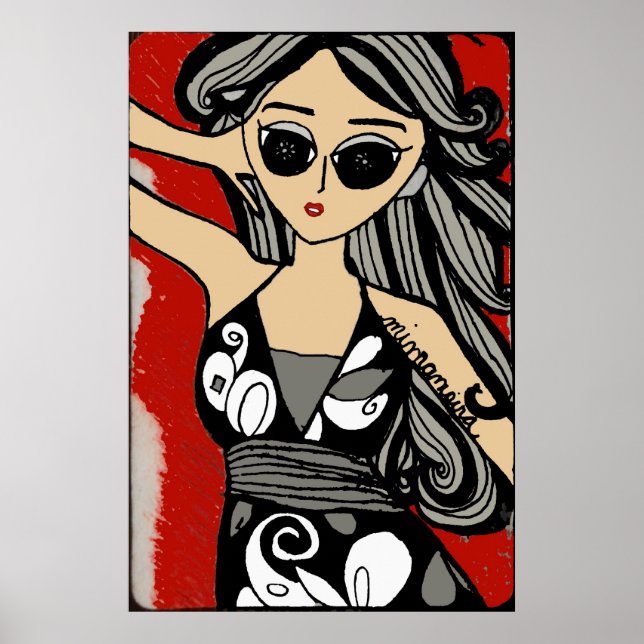 Póster Sombra del glamur (Frente)