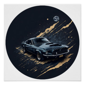 Póster "Sombra en Movimiento"