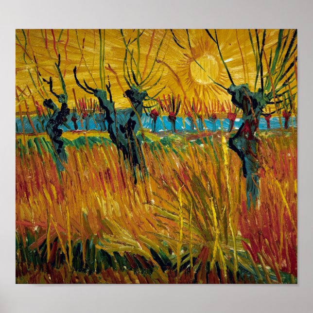 Póster Sombras al atardecer | Van Gogh | (Frente)