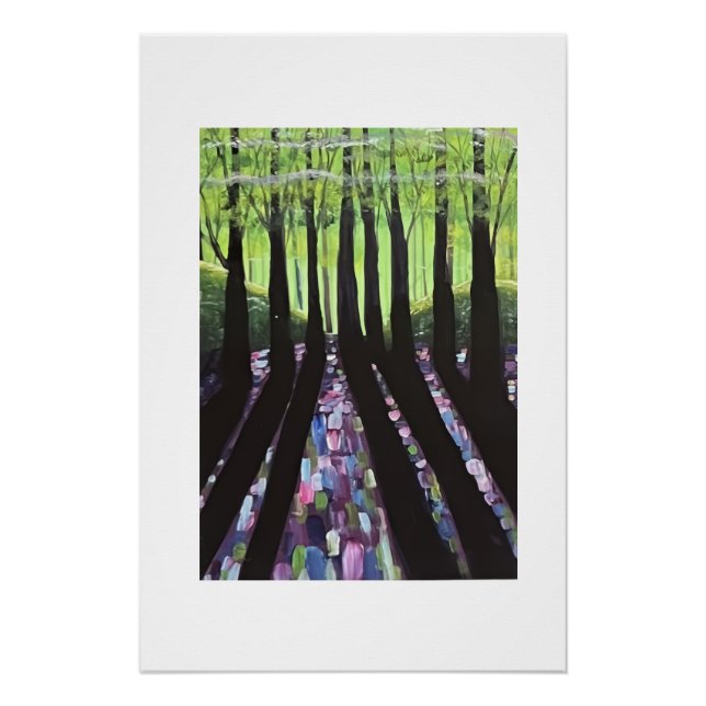 Póster Sombras de bosque (Anverso)