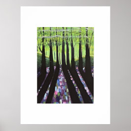 Póster Sombras de bosque