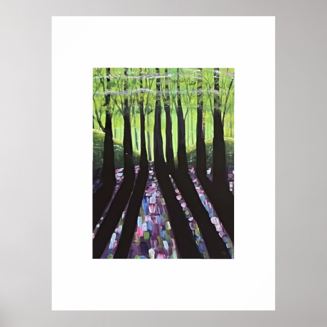 Póster Sombras de bosque (Frente)