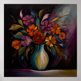 Póster Sombras de la floreciente barrera