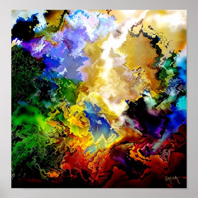 Póster Sombras de la Tierra (Frente)