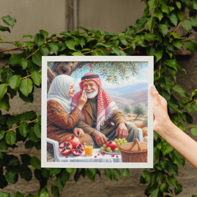 Póster Sombras de paz | Pareja palestina antigua (Subido por el creador)