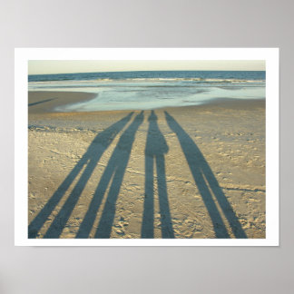 Póster Sombras de playa