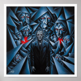 Póster Sombras fracturadas