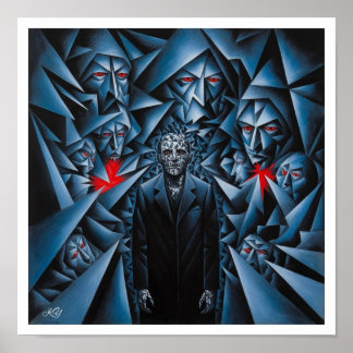 Póster Sombras fracturadas