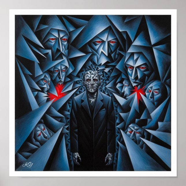 Póster Sombras fracturadas (Frente)