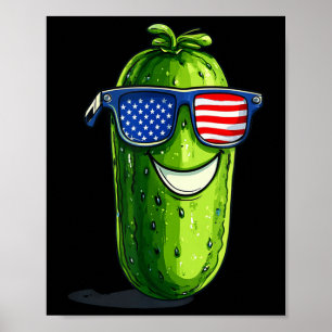 Póster Sombras Patrióticas Disfraz De Pickle Para Picadur