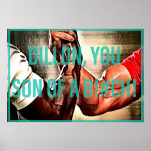 PÓSTER SOMBRERO DE MANO ÉPICO PREDADOR