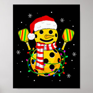 Póster Sombrero de Santa Muñeco de Nieve Regalos Para Xma