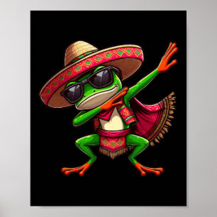 Póster Sombrero Poncho Cinco De Mayo