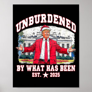 Póster Sombrero Retro Santa Navidad Trump Sin Carga Por Q
