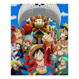 Póster Sombreros de Paja de una pieza