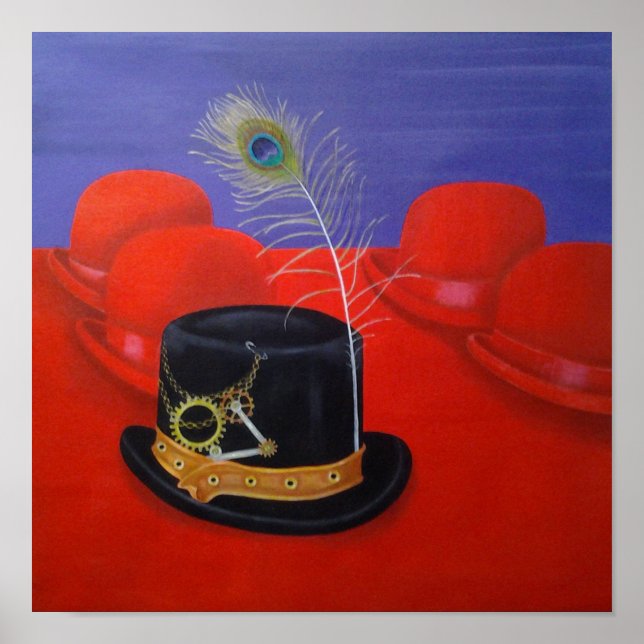 Póster Sombreros Steampunk (Frente)