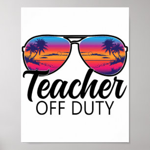 Póster Sombrillas De Trabajo El Último Día De La Escuela