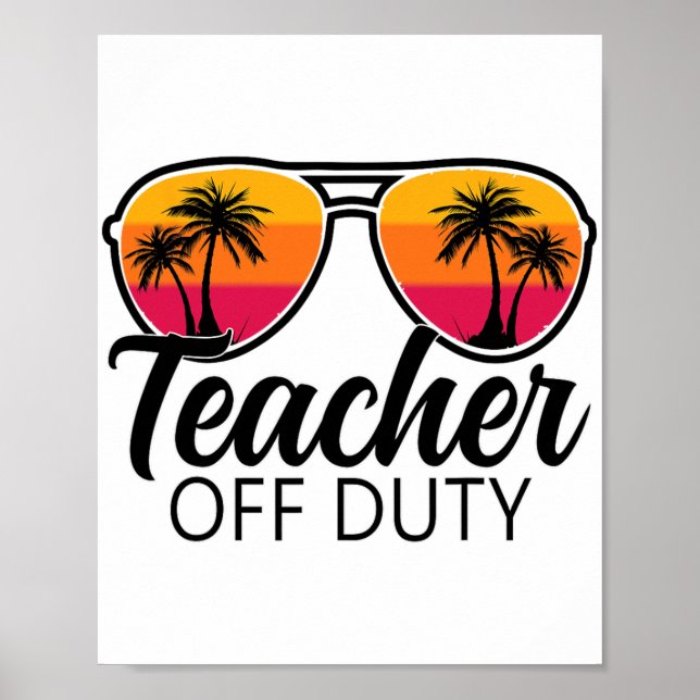 Póster Sombrillas De Trabajo El Último Día De La Escuela  (Frente)