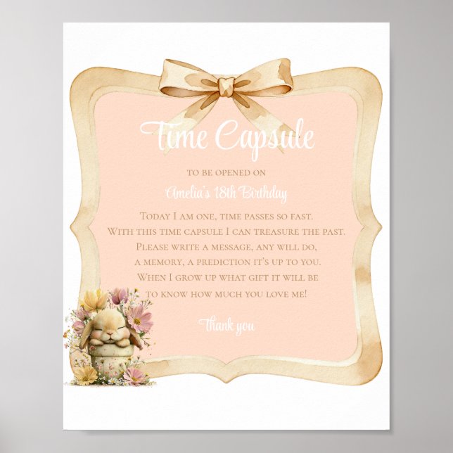 Póster Somebunny is Turning One Milestone Poster (Frente)