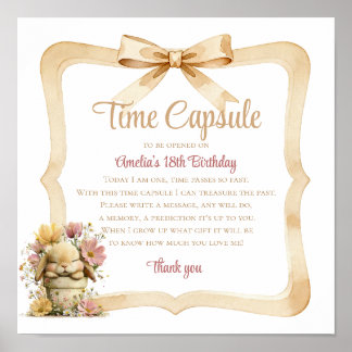 Póster Somebunny is Turning One Milestone Poster