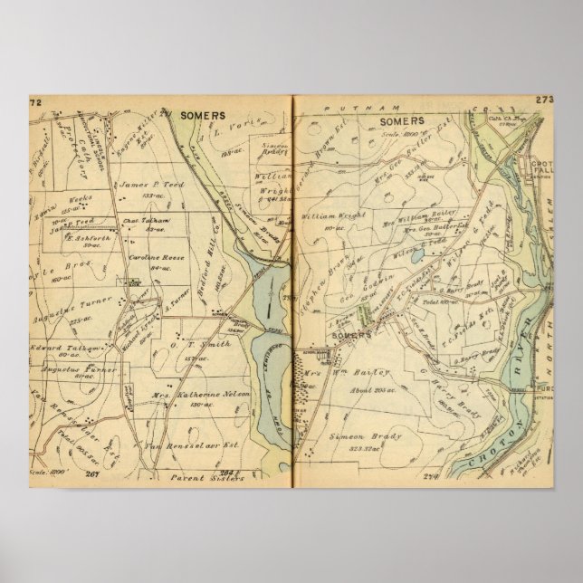 Póster Somers, New York (Frente)