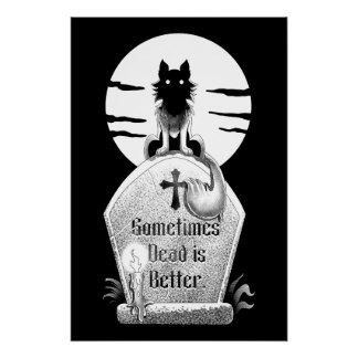 Póster Sometimes Dead is Better 