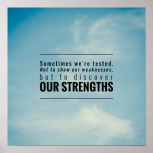 Póster Sometimes We Are Tested