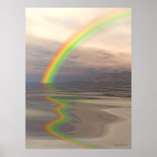Póster Somewhere under the rainbow