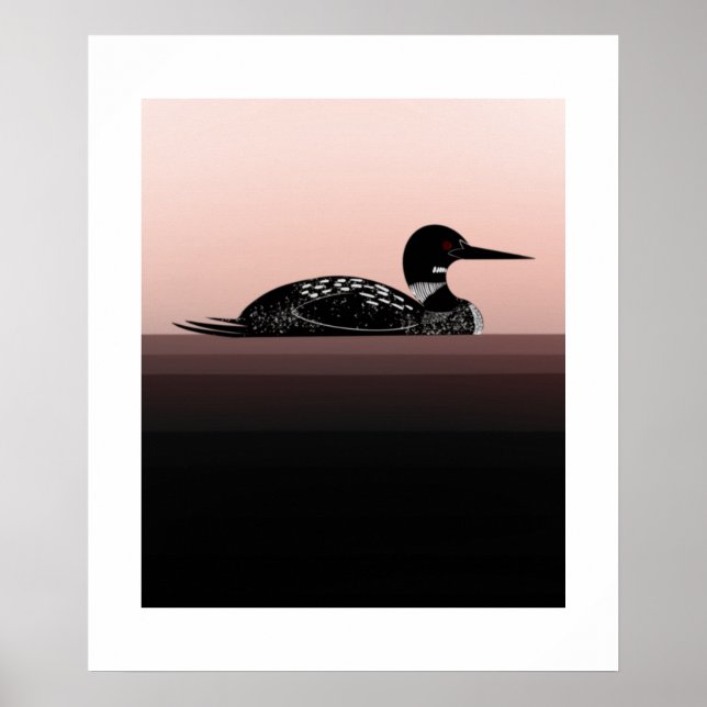 Póster Somorgujo común (Frente)