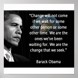 Póster Somos el Cambio que buscamos