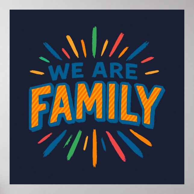 Póster Somos familia 1 (Frente)