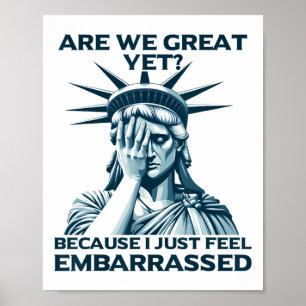 Póster ¿Somos Geniales Todavía Estatua de la Libertad Llo