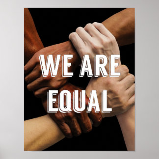 Póster Somos iguales en Poster