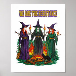 Póster Somos Las Brujas Feministas De La Resistencia Pega