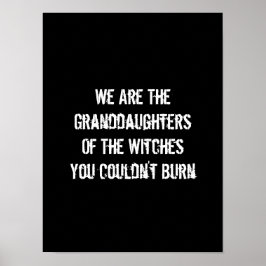 Póster Somos las nietas de las brujas