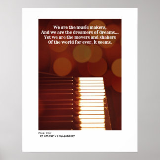 Póster Somos los productores de música citando A O'Shaugh