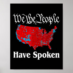 Póster Somos Personas Que Hablaron A Ee.Uu. Sólido Trump