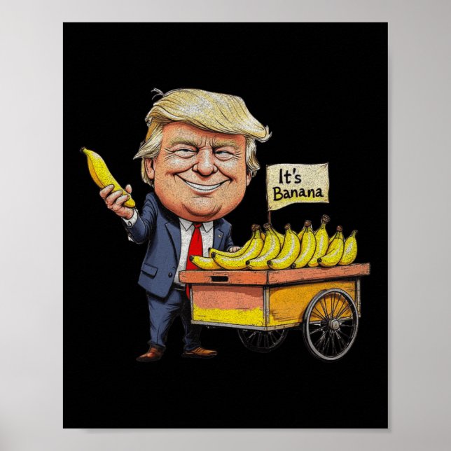 Póster Son bananas (a escala) curiosos Trump bananas tee (Frente)