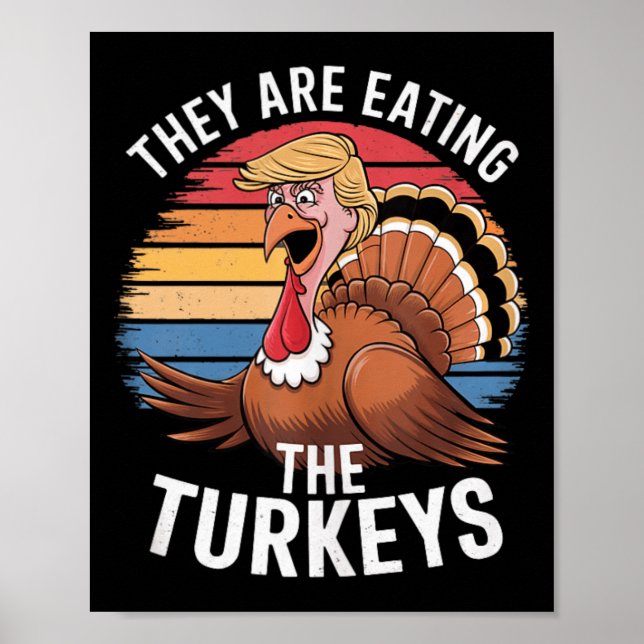 Póster Son Divertidos Que Están Comiendo Los Turros Graci (Frente)