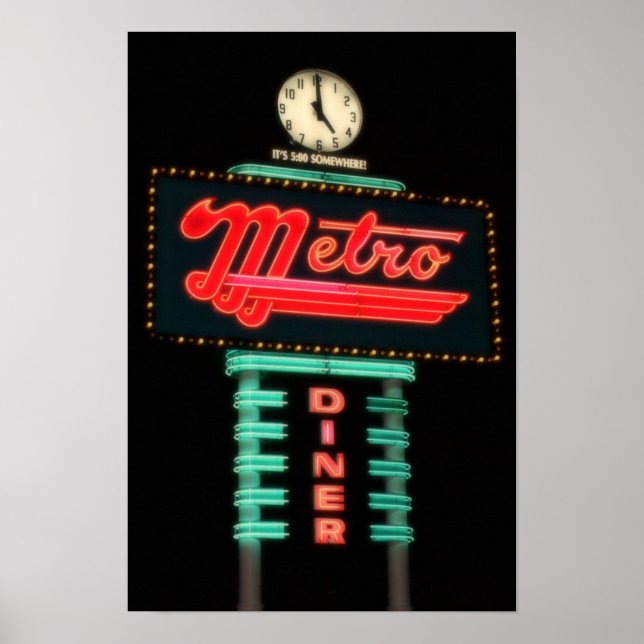 Póster Son las 5:00... foto de Derrick W. Black (Frente)