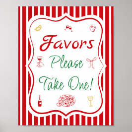 Póster Son más favores para las novias